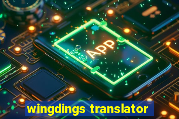 wingdings translator